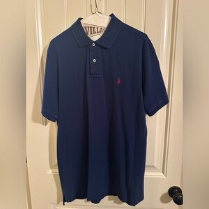 Polo by Ralph Lauren Men's Navy Short-Sleeve Polo Shirt